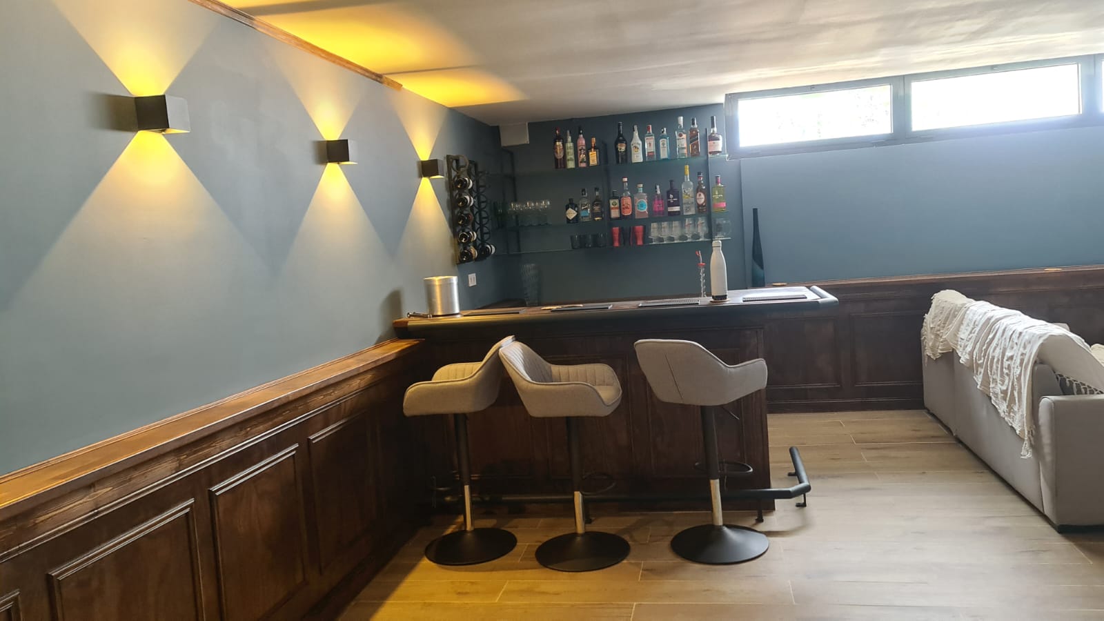 Detailed kitchen island